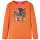 Izzó narancssárga hosszú ujjú gyerekpóló 128
