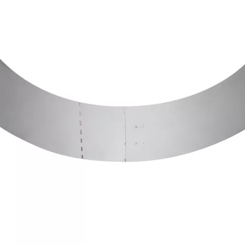 Horganyzott acél ágyásszegély 5 db-os szett 100 x 14 cm