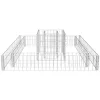  horganyzott acél gabion virágtartó 120 x 120 x 20 cm