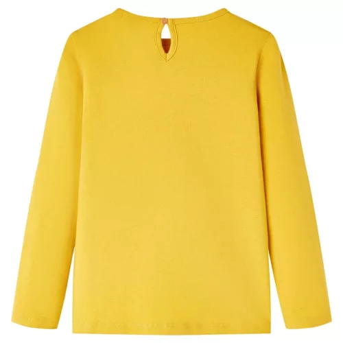 Okker hosszú ujjú gyerekpóló 140