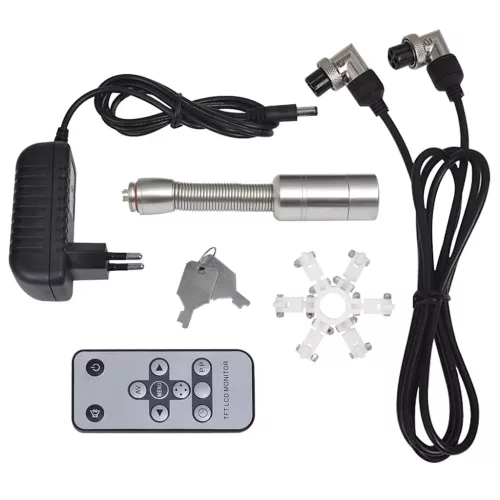 Csővizsgáló kamera DVR vezérlő dobozzal 30 m 