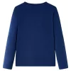 Tengerészkék hosszú ujjú gyerekpóló 104