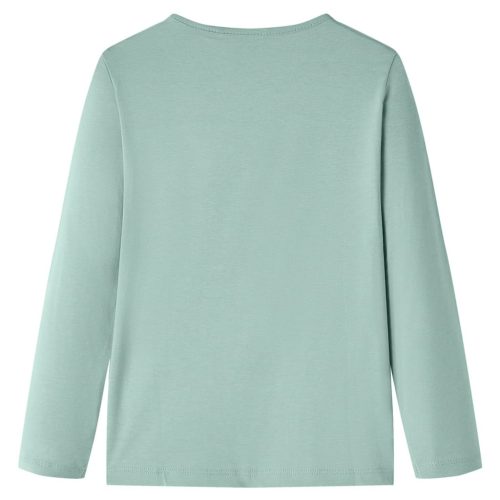 Gyerek hosszú ujjú póló Medium menta 116