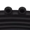 Fekete fürdőszobai íves törölközőtartó központi fűtéssel 500x1160 mm