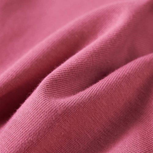 Málna színű hosszú ujjú gyerekpóló 128