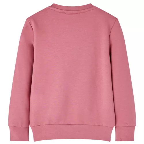 Málna színű gyerekpulóver 140