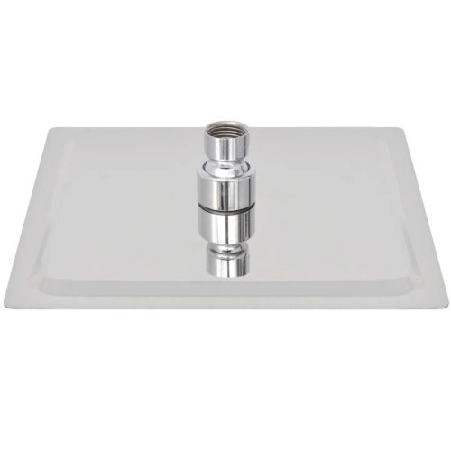  Rozsdamentes acél zuhanyrózsa 20x20 cm négyszögletes