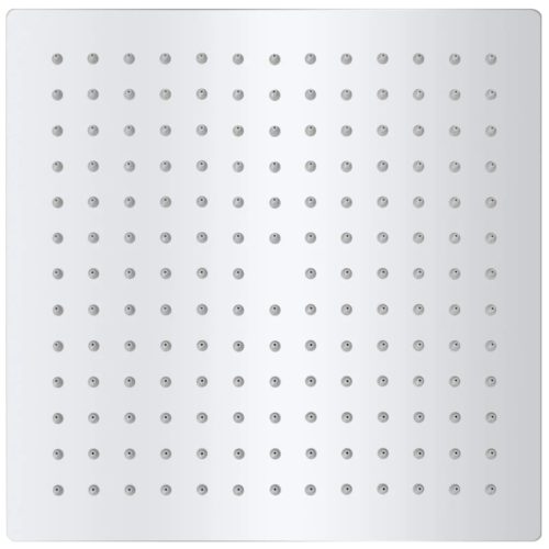  Rozsdamentes acél zuhanyrózsa 25x25 cm négyszögletes