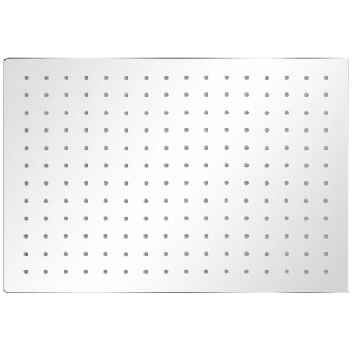  Rozsdamentes acél zuhanyrózsa 30x40 cm téglalap alakú