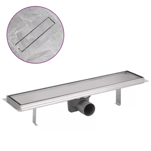  530x140 mm rozsdamentes acél lineáris zuhany csatorna