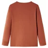 Konyak színű hosszú ujjú gyerekpóló 128