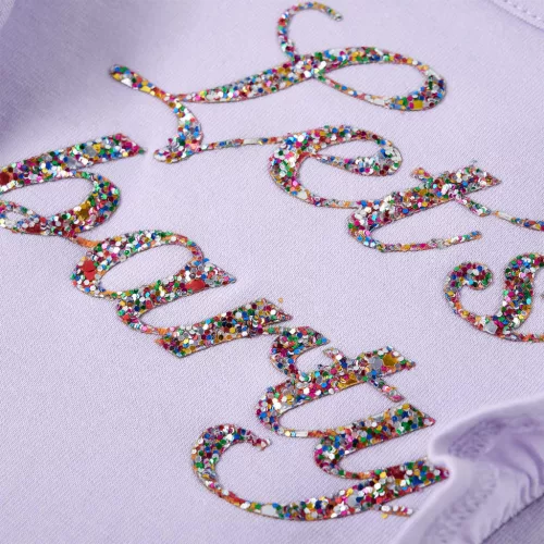 Gyerek póló hosszú ujjú Light Lilac 104