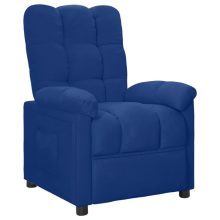 VID kék szövet dönthető fotel
