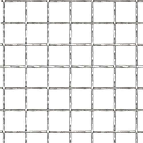  krimpelt rozsdamentes acél kerti drótkerítés 50x50cm 11x11x2mm