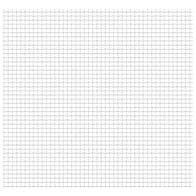    krimpelt rozsdamentes acél drótkerítés 50x50 cm 21x21x2,5 mm