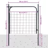  antracit színű kerti kerítéskapu 100 x 100 cm