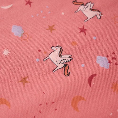 Fakó rózsaszín hosszú ujjú gyerekpizsama 92