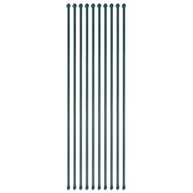  10 db zöld kerti növénytámasztó rúd 1,5 m 