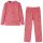 Fakó rózsaszín hosszú ujjú gyerekpizsama 128