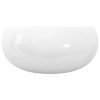  kerek fehér kerámia mosdókagyló 40 x 15 cm