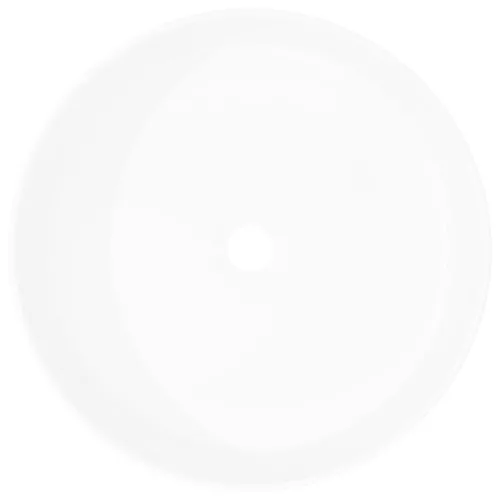  Kerek, fehér kerámia mosdókagyló 40x15 cm