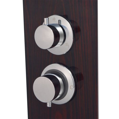  üveg tusoló torony barna