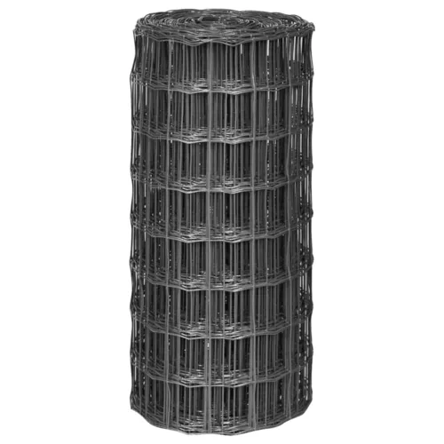  Euro Fence szürke acélkerítés 10 x 0,8 m