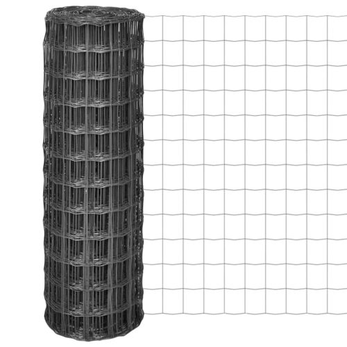  Euro Fence szürke acélkerítés 10 x 1,2 m