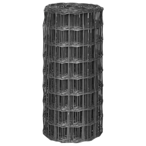  Euro Fence szürke acélkerítés 25 x 0,8 m