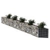 horganyzott acél gabion kosár 300 x 30 x 50 cm