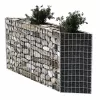  horganyzott acél gabion kosár 120 x 30 x 100 cm