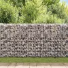  horganyzott acél gabion kosár 120 x 30 x 100 cm
