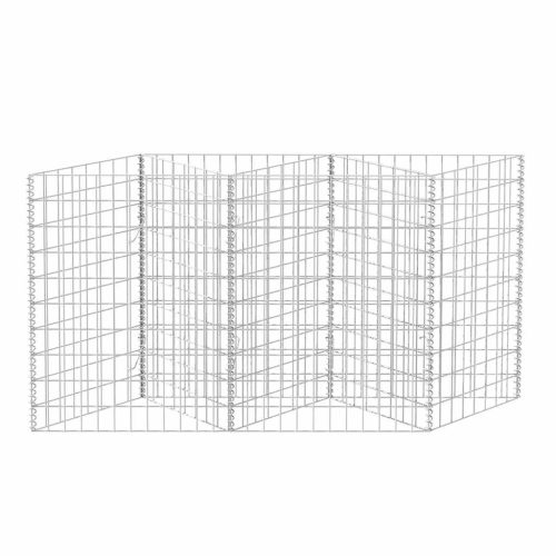  horganyzott acél gabion kosár 120 x 30 x 100 cm