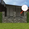  U-alakú horganyzott acél gabion kosár 240 x 20 x 100 cm