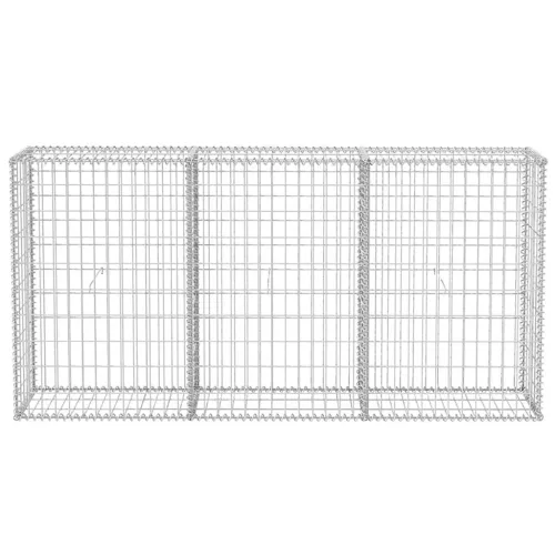  horganyzott acél gabion kosár 200 x 30 x 100 cm  