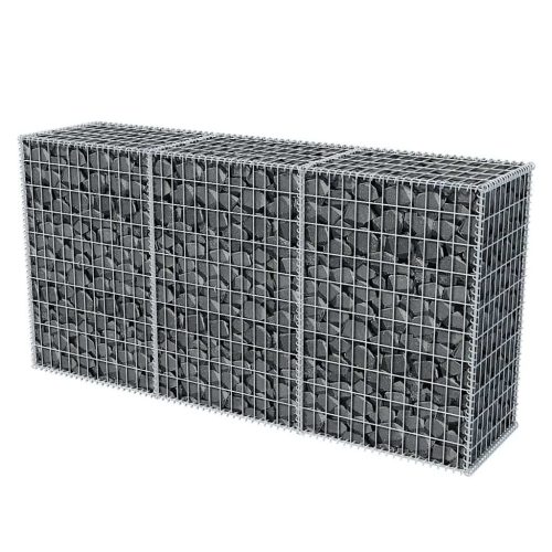  horganyzott acél gabion kosár 200 x 50 x 100 cm  