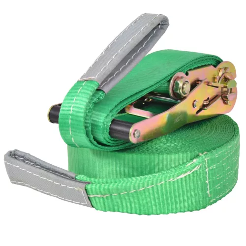  zöld, 150 kg teherbírású heveder 15 m x 50 mm