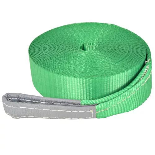  zöld, 150 kg teherbírású heveder 15 m x 50 mm