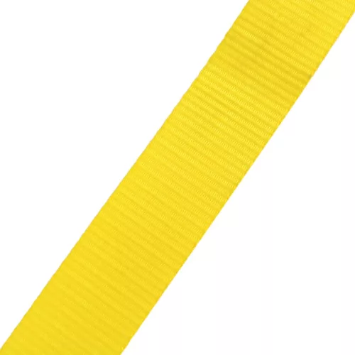  sárga, 150 kg teherbírású heveder 15 m x 50 mm