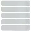  5 darabos gyepkerítés galvanizált acélból 100 x 19 cm