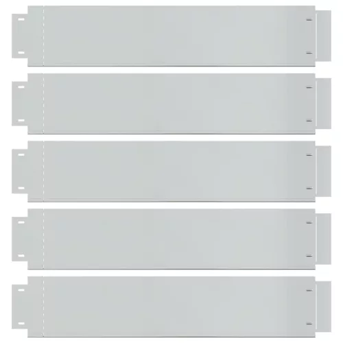  5 darabos gyepkerítés galvanizált acélból 100 x 19 cm