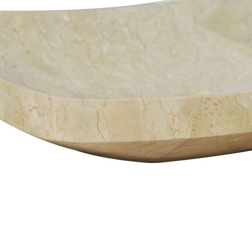  krémszínű márvány mosdókagyló 50 x 35 x 12 cm