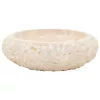  krémszínű márvány mosdókagyló 40 x 12 cm