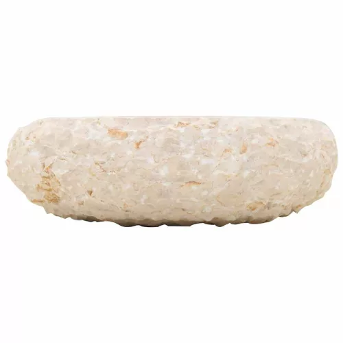  krémszínű márvány mosdókagyló 40 x 12 cm
