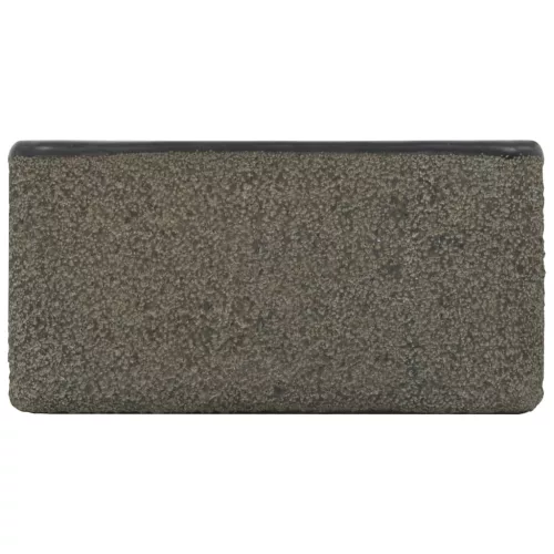  fekete folyami kő mosdókagyló 30 x 30 x 15 cm