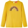 Okker hosszú ujjú gyerekpóló 104