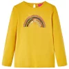 Okker hosszú ujjú gyerekpóló 128