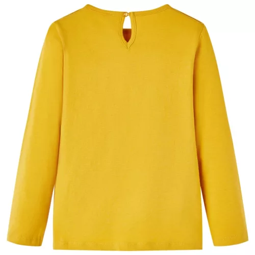 Okker hosszú ujjú gyerekpóló 128