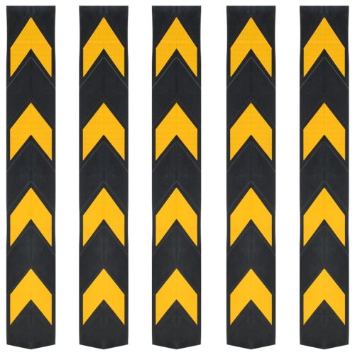  5 db fényvisszaverő gumi sarokélvédő 80 cm 