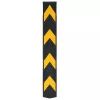  10 db fényvisszaverő gumi sarokélvédő 80 cm 